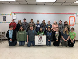 3rd Quarter 8th Grade Reading Award